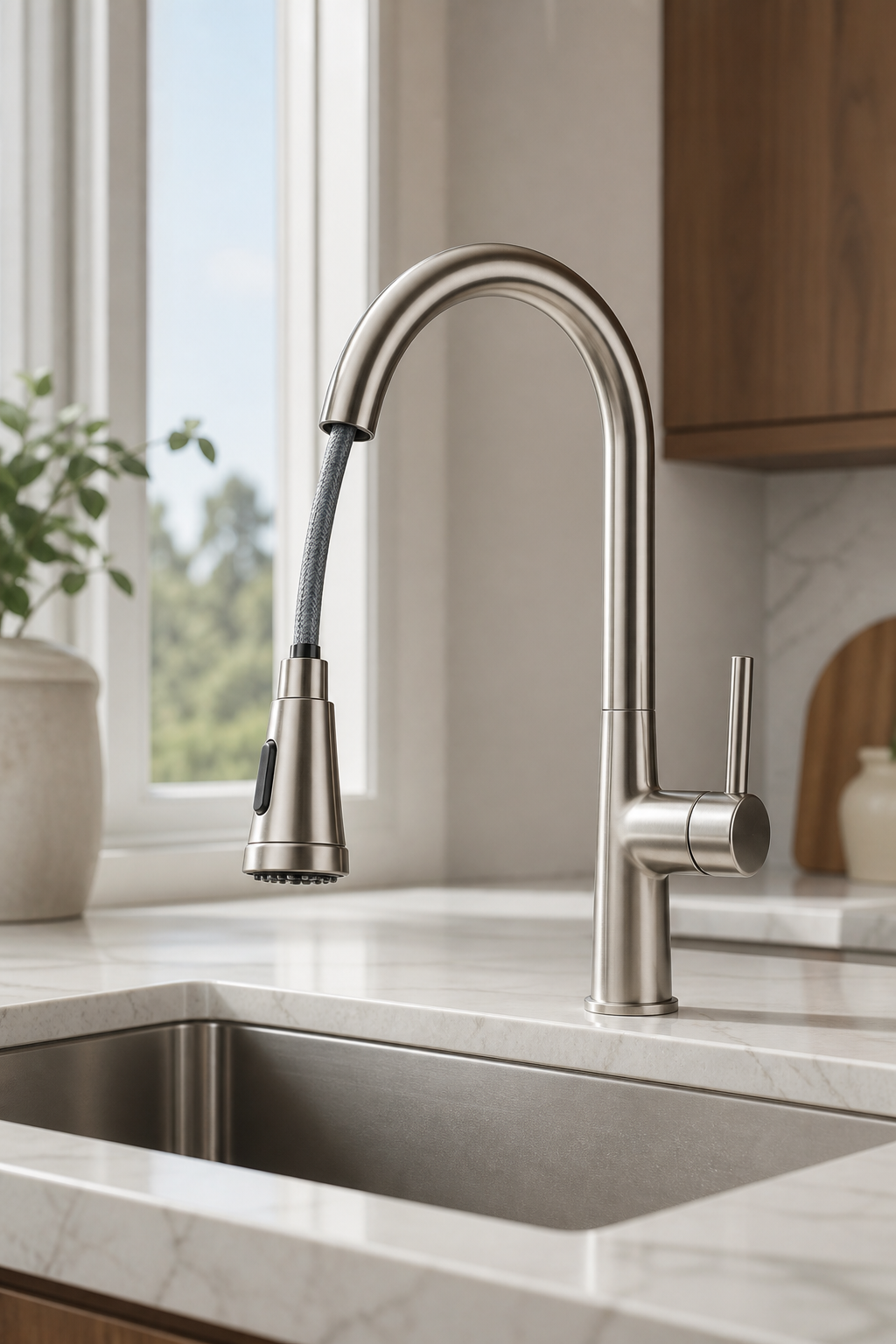 Pull-Down Kitchen Faucets