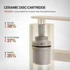 Single Hole Bathroom Faucet, Single Handle Bathroom Sink Faucet with Drain Assembly LP011235-YS - Brushed Gold