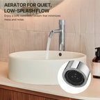 Single Hole Bathroom Vessel Faucet, Single Handle Bathroom Vessel Sink Faucet with Drain Assembly LP0221240-YS - Chrome