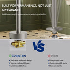 2 Handle Freestanding Floor Mount Tub Filler Faucet with Handheld Shower LP302-YG - Brushed Nickel