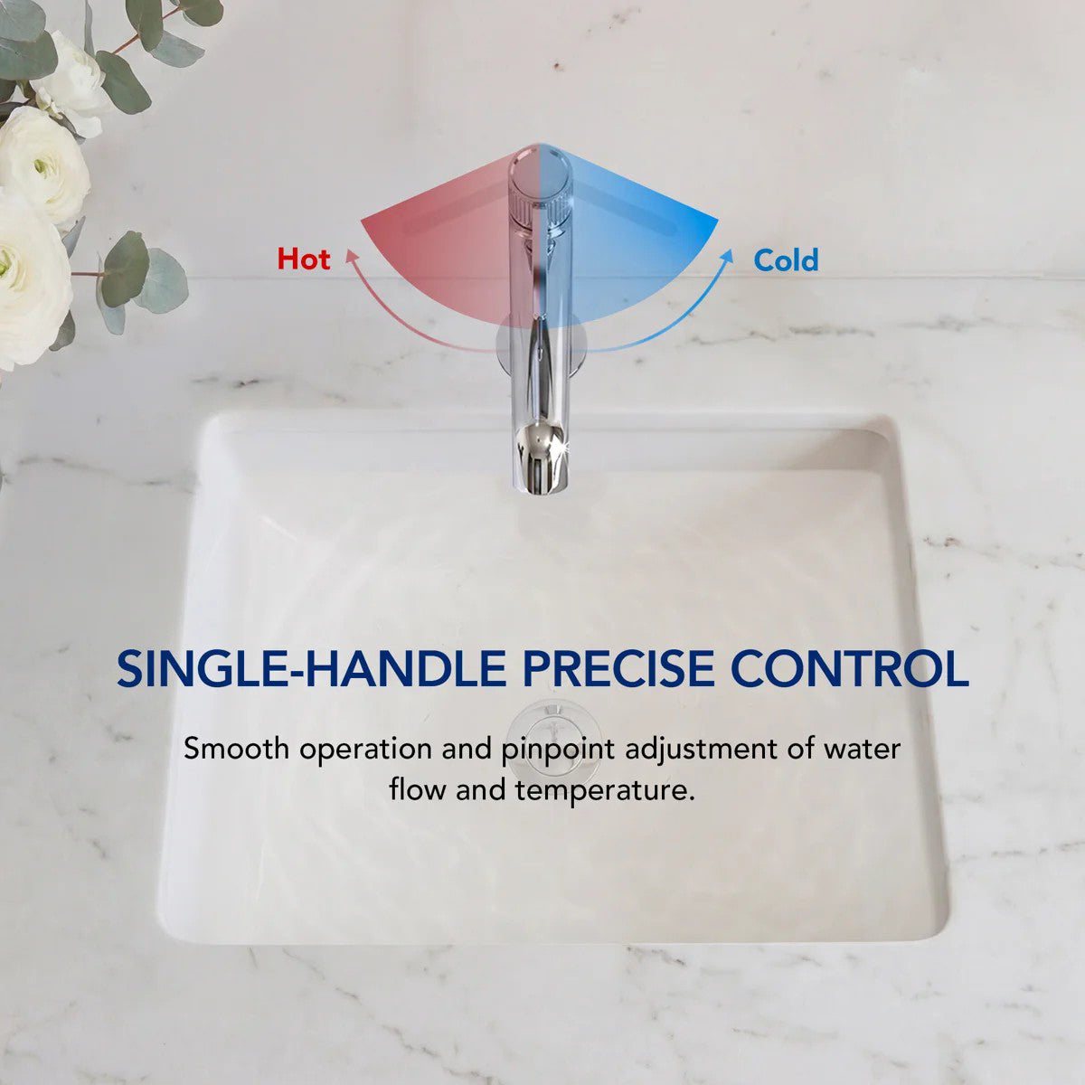 Single-Hole Single-Handle Bathroom Sink Faucet with Drain AssemblyLP66013-YS - Chrome
