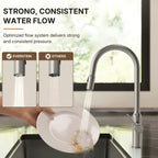 Dual-Function Single-Handle Pull-Down Kitchen Faucet with Swivel Spout LP133-CF- Stainless Steel