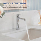 Single-Hole Single-Handle Bathroom Sink Faucet with Drain AssemblyLP66013-YS - Chrome