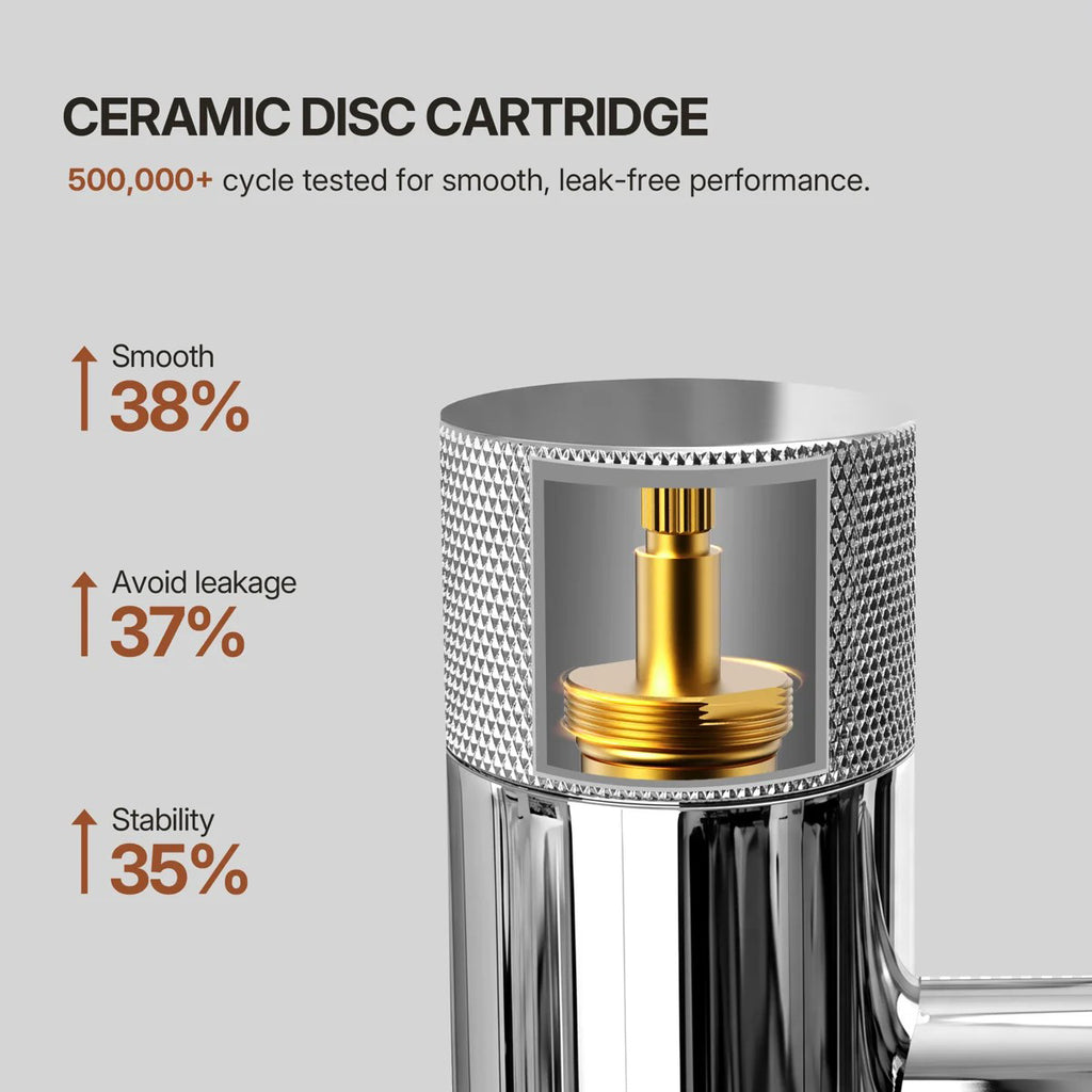 Single Hole Bathroom Vessel Faucet, Single Handle Bathroom Vessel Sink Faucet with Drain Assembly LP0221240-YS - Chrome