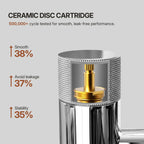 Single Hole Bathroom Vessel Faucet, Single Handle Bathroom Vessel Sink Faucet with Drain Assembly LP0221240-YS - Chrome