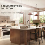 Dual-Function Single-Handle Pull-Down Kitchen Faucet with Swivel SpoutLP134-CF - Matte Black