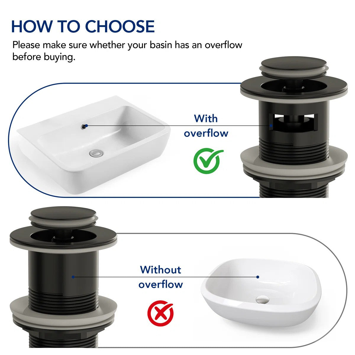 Single Handle Vessel Bathroom Faucet, Single Hole Vessel Bathroom Sink Faucet with Drain Assembly LP0097-YS - Matte Black
