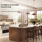 Pull-Down Single Handle Kitchen Faucet with High-Arc Spout LP0669-CF - Matte Black