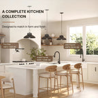 Commercial Style Dual Function Single Handle Pull Down Kitchen Faucet LP052-CF - Matte Black