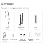Commercial Style Dual Function Single Handle Pull Down Kitchen Faucet LP32-CF - Brushed Gold
