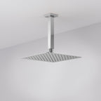 Ceiling Mount 12" High-Pressure Rainfall Shower Faucet, Dual Rainfall Shower Head System with Thermostatic Valve SFS1007-CH12 - Chrome