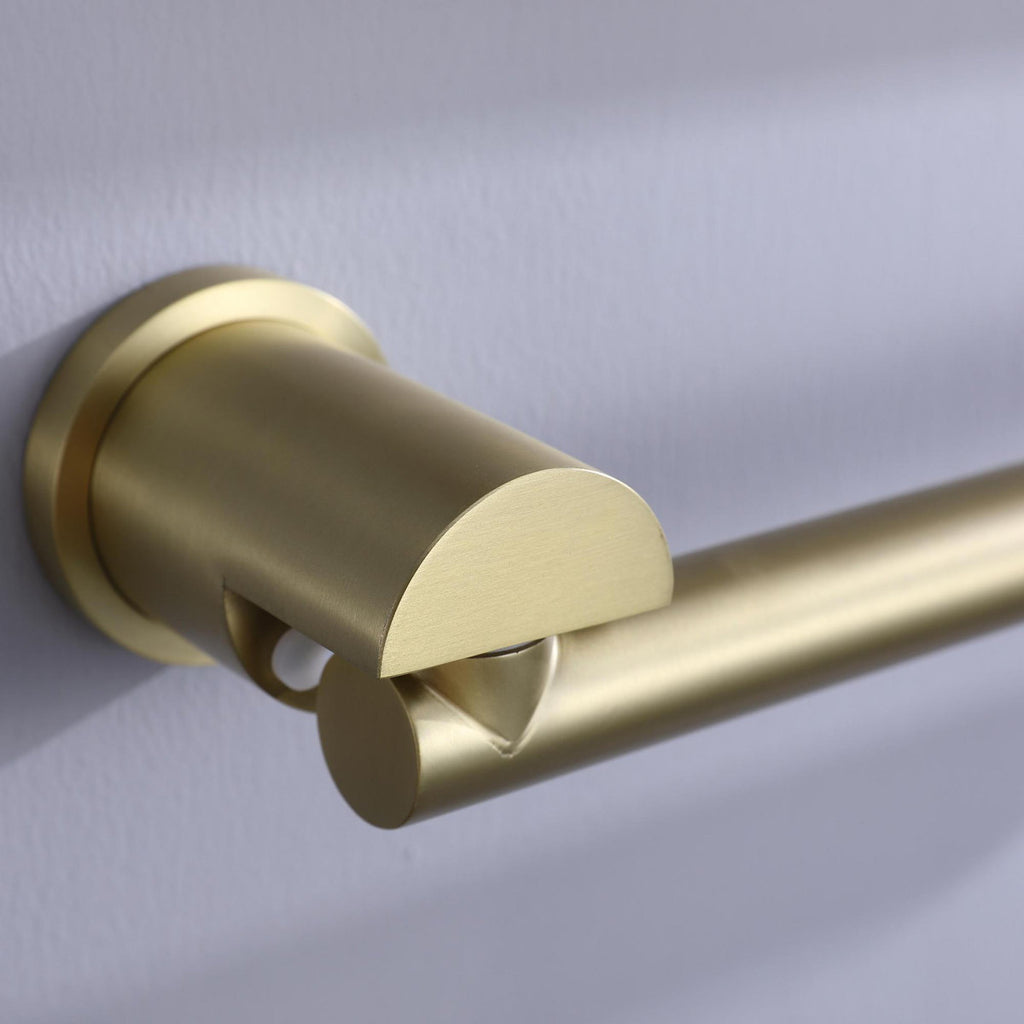 Bathroom 180 Degree Rotating Smart Constant Temperature Electric Towel Rack LS036 - Gold