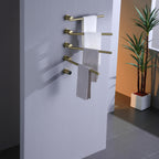 Bathroom 180 Degree Rotating Smart Constant Temperature Electric Towel Rack LS036 - Gold