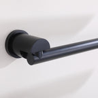 Bathroom 180 Degree Rotating Smart Constant Temperature Electric Towel Rack LS035 - Black