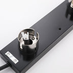 Bathroom 180 Degree Rotating Smart Constant Temperature Electric Towel Rack LS035 - Black