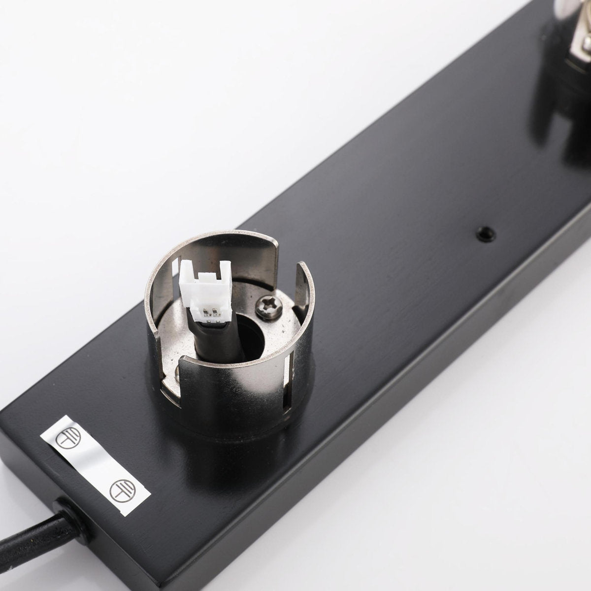 Bathroom 180 Degree Rotating Smart Constant Temperature Electric Towel Rack LS035 - Black