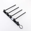 Bathroom 180 Degree Rotating Smart Constant Temperature Electric Towel Rack LS035 - Black