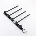Bathroom 180 Degree Rotating Smart Constant Temperature Electric Towel Rack LS035 - Black