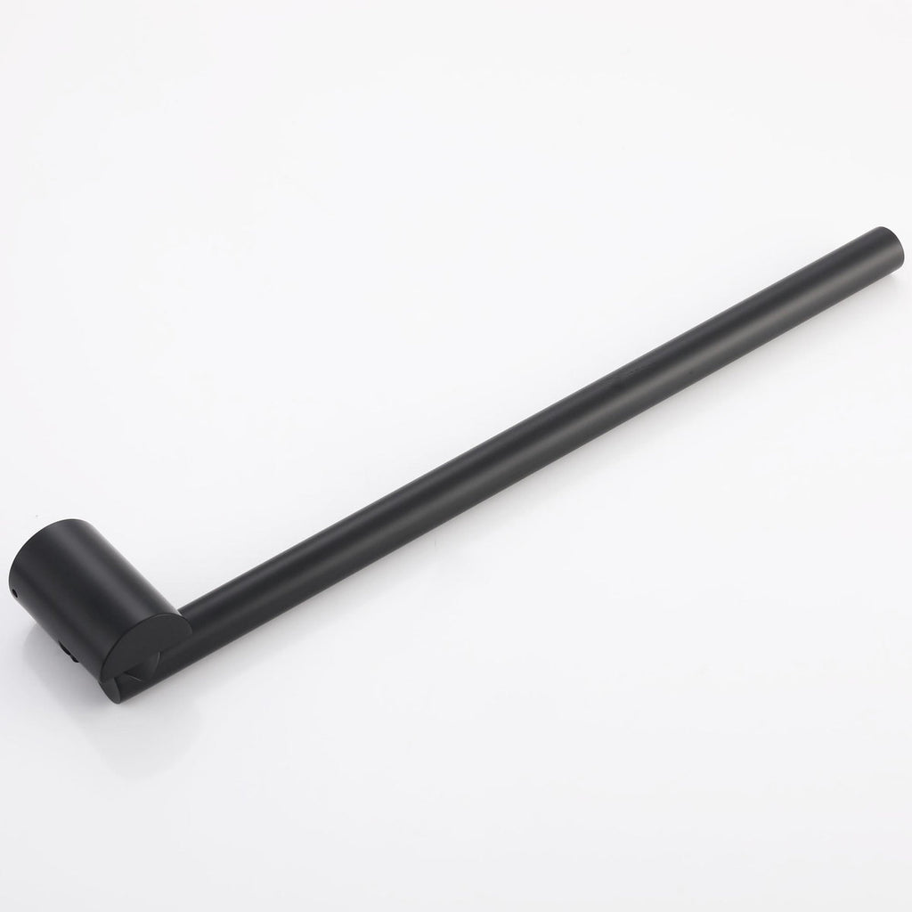 Bathroom 180 Degree Rotating Smart Constant Temperature Electric Towel Rack LS035 - Black
