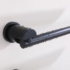 Bathroom 180 Degree Rotating Smart Constant Temperature Electric Towel Rack LS035 - Black