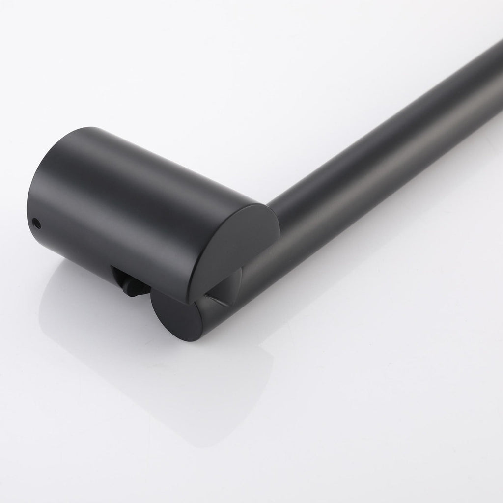 Bathroom 180 Degree Rotating Smart Constant Temperature Electric Towel Rack LS035 - Black