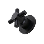 Two-Handle 3-Hole Wall Mounted Roman Tub Faucet Bathtub Filler SFS-1107-BK - Matte Black