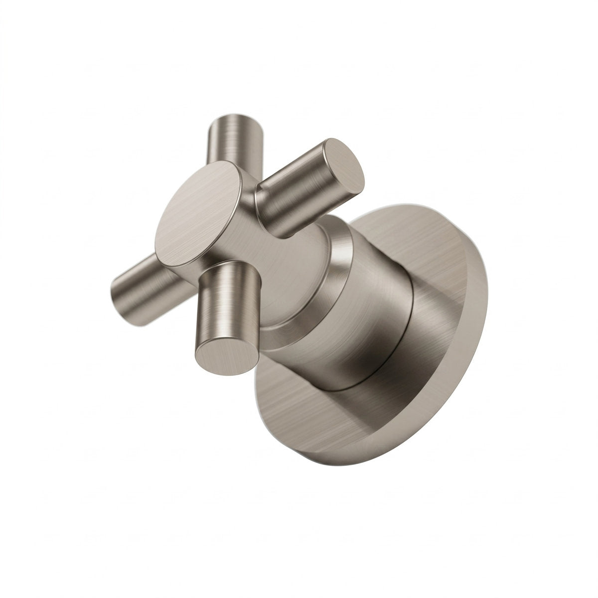 Two-Handle 3-Hole Wall Mounted Roman Tub Faucet Bathtub Filler SFS-1107-NK - Brushed Nickel