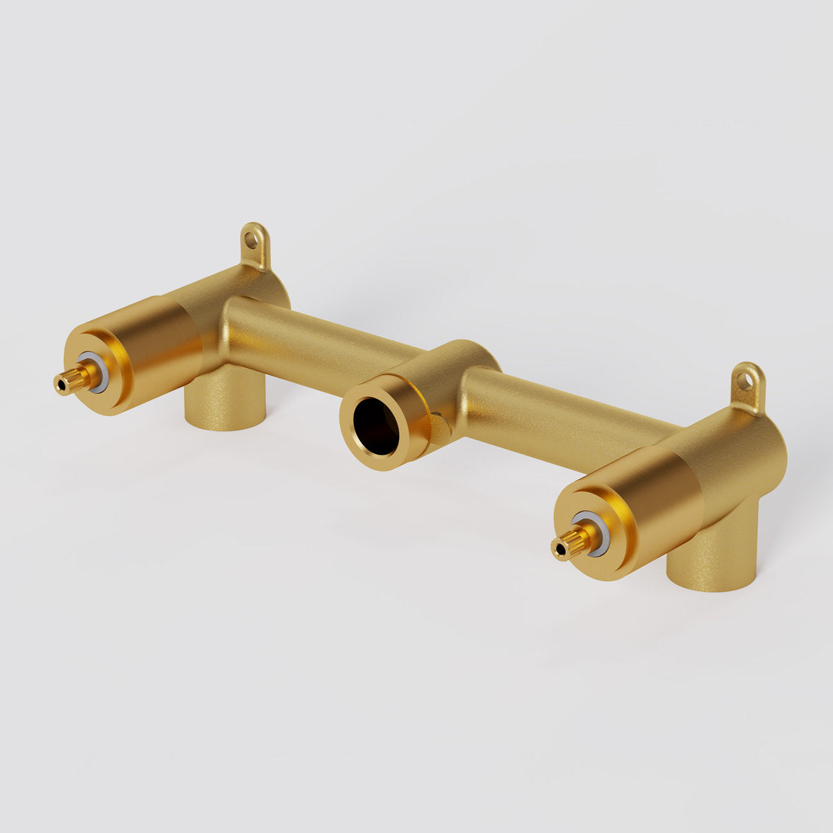 Two-Handle 3-Hole Wall Mounted Roman Tub Faucet Bathtub Filler SFS-1107-GD - Brushed Gold