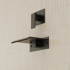 One Handle Wall Mount Waterfall Roman Tub Faucet SFS-1110-BK - Matte Black