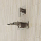 One Handle Wall Mount Waterfall Roman Tub Faucet SFS-1110-NK - Brushed Nickel