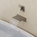One Handle Wall Mount Waterfall Roman Tub Faucet SFS-1110-NK - Brushed Nickel