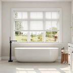 Freestanding Tub Filler Floor Mount Bathtub Faucet with Hand Shower SFS-1094-BK - Matte Black
