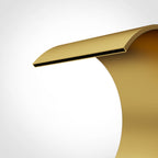 Widespread Bathroom Faucet 3 Hole, 2-handle Bathroom Sink Faucet with Drain Assembly SFS-1152-GD - Brushed Gold