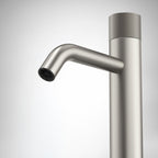Single Hole Bathroom Vessel Faucet, Single Handle Bathroom Vessel Sink Faucet with Drain Assembly SFS-1167-NK - Brushed Nickel