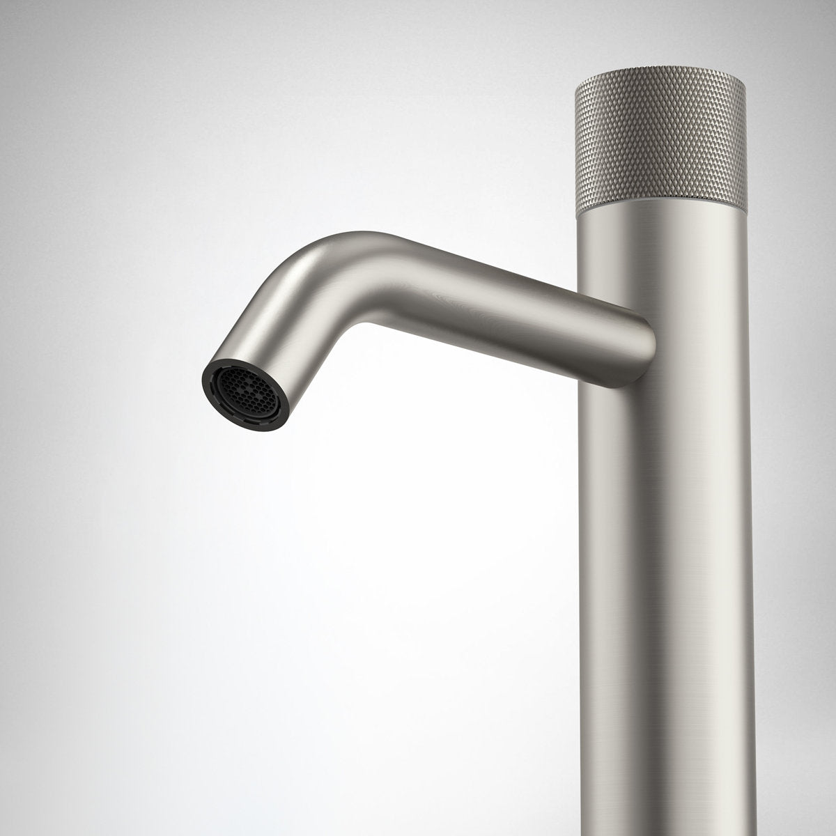 Single Hole Bathroom Vessel Faucet, Single Handle Bathroom Vessel Sink Faucet with Drain Assembly SFS-1167-NK - Brushed Nickel