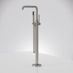 Single Handle Freestanding Tub Filler with Diverter SFS-1155-NK - Brushed Nickel