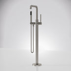 Single Handle Freestanding Tub Filler with Diverter SFS-1155-NK - Brushed Nickel