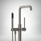 Single Handle Freestanding Tub Filler with Diverter SFS-1155-NK - Brushed Nickel