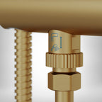 Single Handle Freestanding Tub Filler with Diverter SFS-1155-GD - Brushed Gold