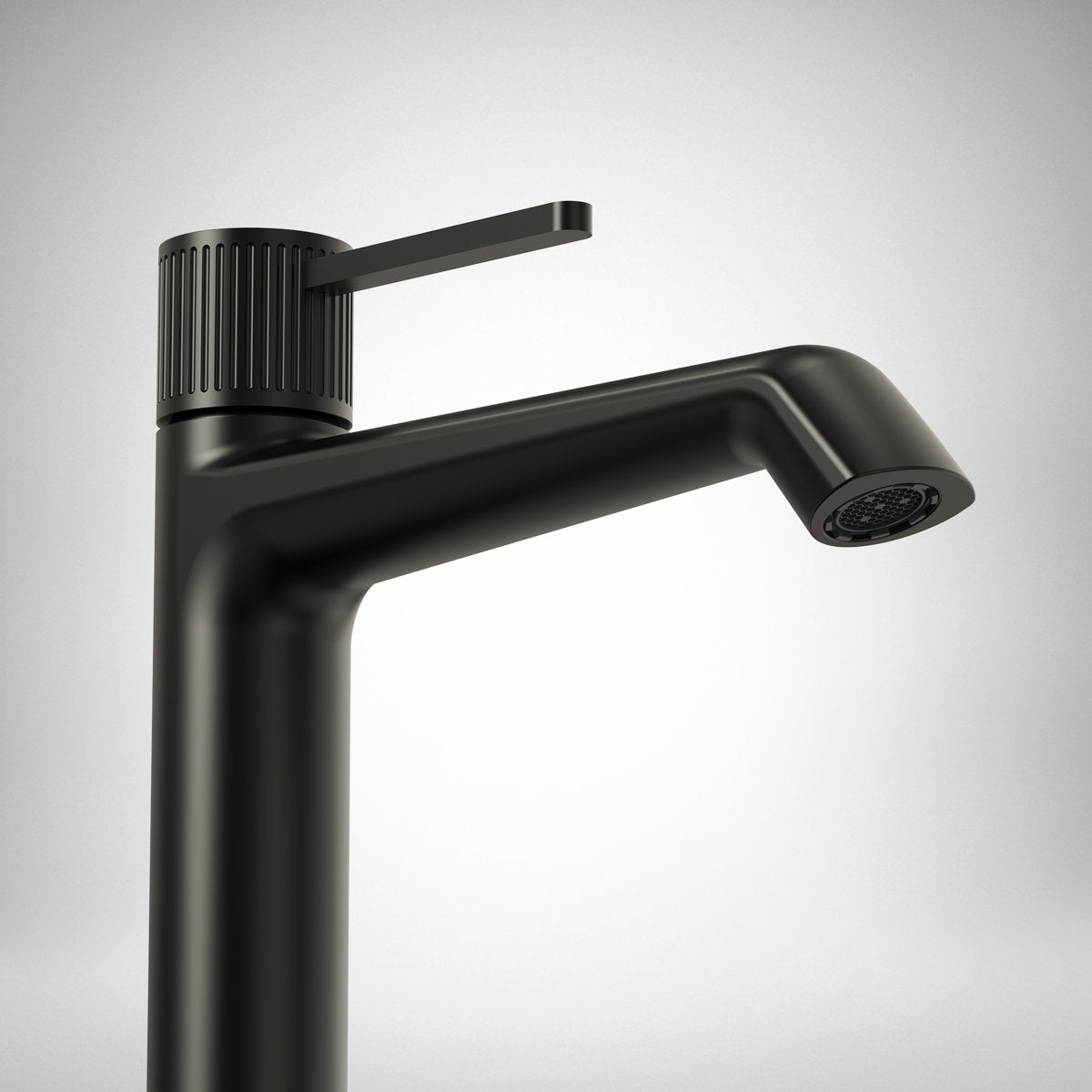 Single-Hole Single-Handle Bathroom Sink Faucet with Drain Assembly SFS-1313B-BK - Matte Black