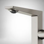 Single Hole Bathroom Faucet with Drain Assembly, Single Handle Bathroom Sink Faucet SFS-1304B-NK - Brushed Nickel