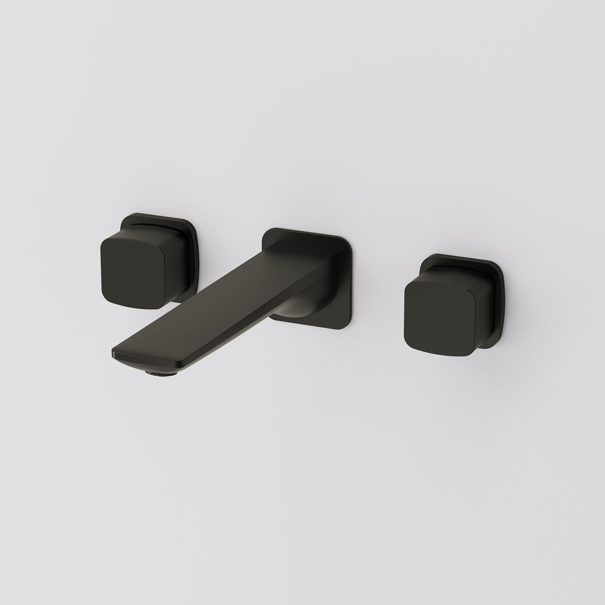 2-Handle Wall Mounted Roman Tub Faucet with Rough-In Valve SFS-1315T-BK - Matte Black