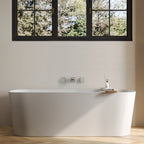 2-Handle Wall Mounted Roman Tub Faucet with Rough-In Valve SFS-1315T-NK - Brushed Nickel