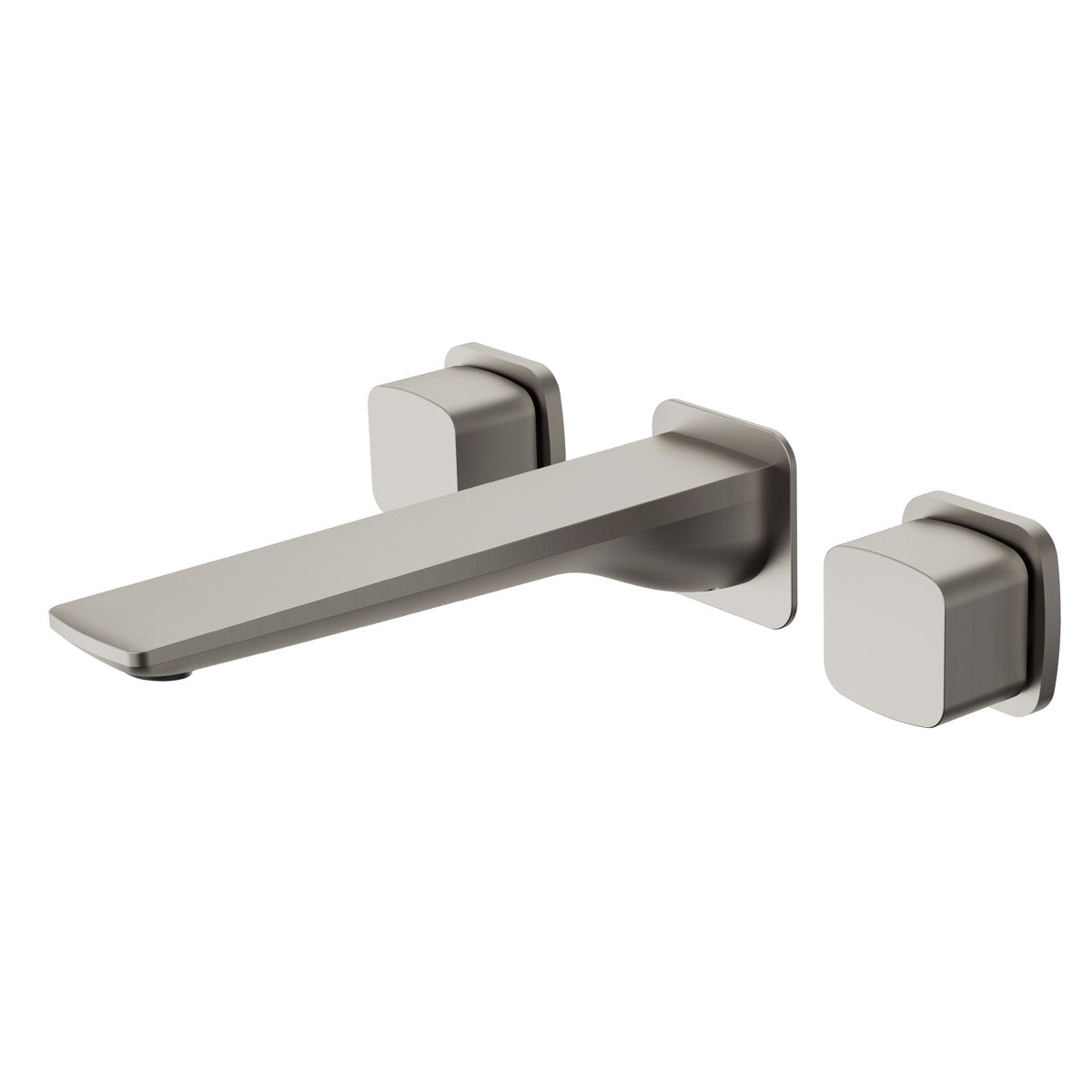 2-Handle Wall Mounted Roman Tub Faucet with Rough-In Valve SFS-1315T-NK - Brushed Nickel