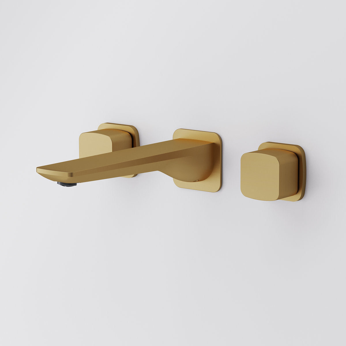 2-Handle Wall Mounted Roman Tub Faucet with Rough-In Valve SFS-1315T-GD - Brushed Gold