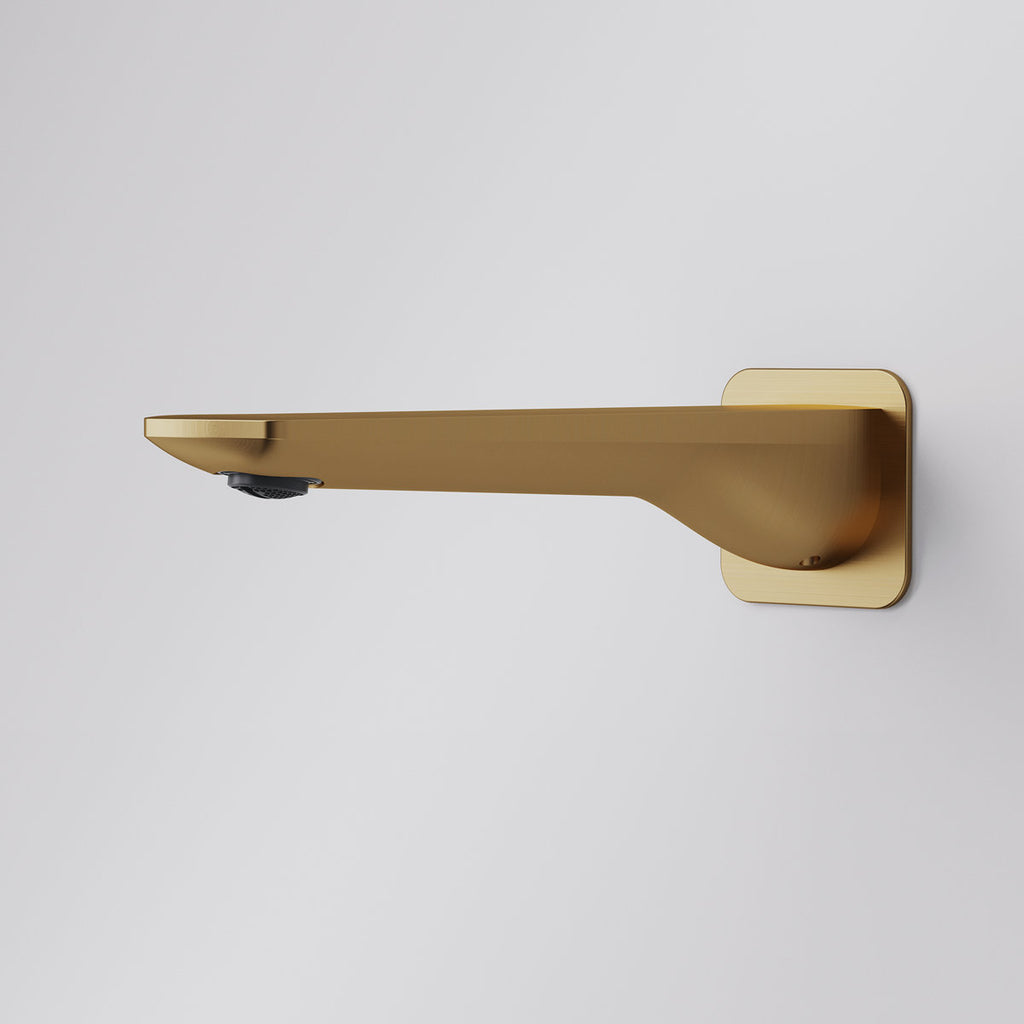 Wall Mounted Bathroom Faucet, Single-handle Bathroom Sink Faucet with Drain Assembly SFS-1317B-GD - Brushed Gold