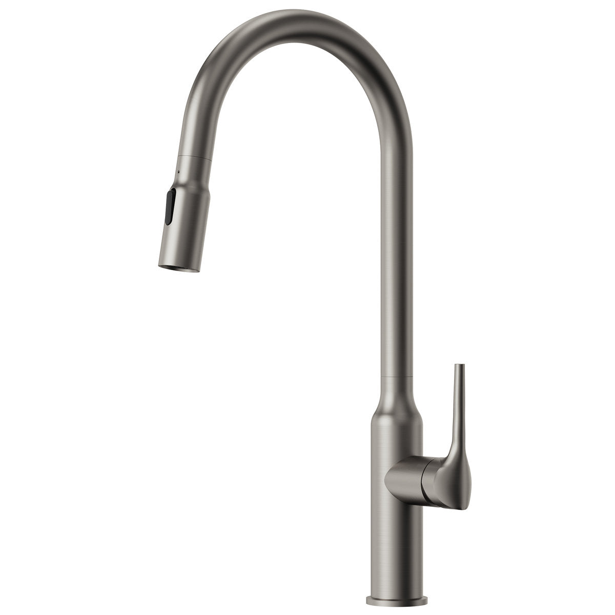Dual-Function Single-Handle Pull-Down Kitchen Faucet with Swivel Spout SFS-1297K-SS - Stainless Steel