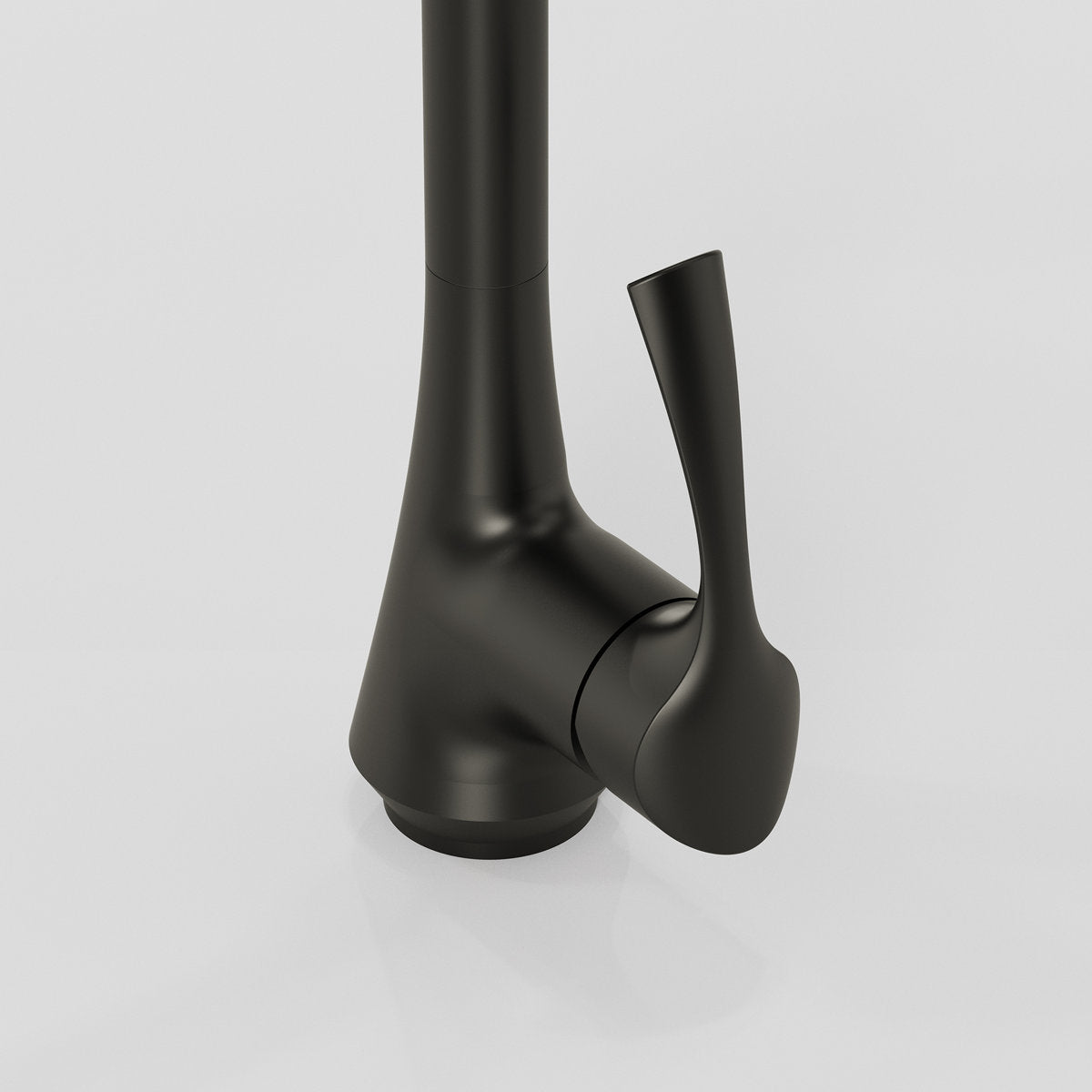 Commercial-Style 2-Function Pull-Down Single-Handle Kitchen Faucet SFS-1299K-BK - Matte Black