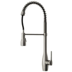 Commercial Style Dual Function Single Handle Pull Down Kitchen Faucet SFS-1302K-SS - Stainless Steel