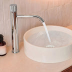 Single Hole Bathroom Vessel Faucet, Single Handle Bathroom Vessel Sink Faucet with Drain Assembly SFS-1167-CH - Chrome